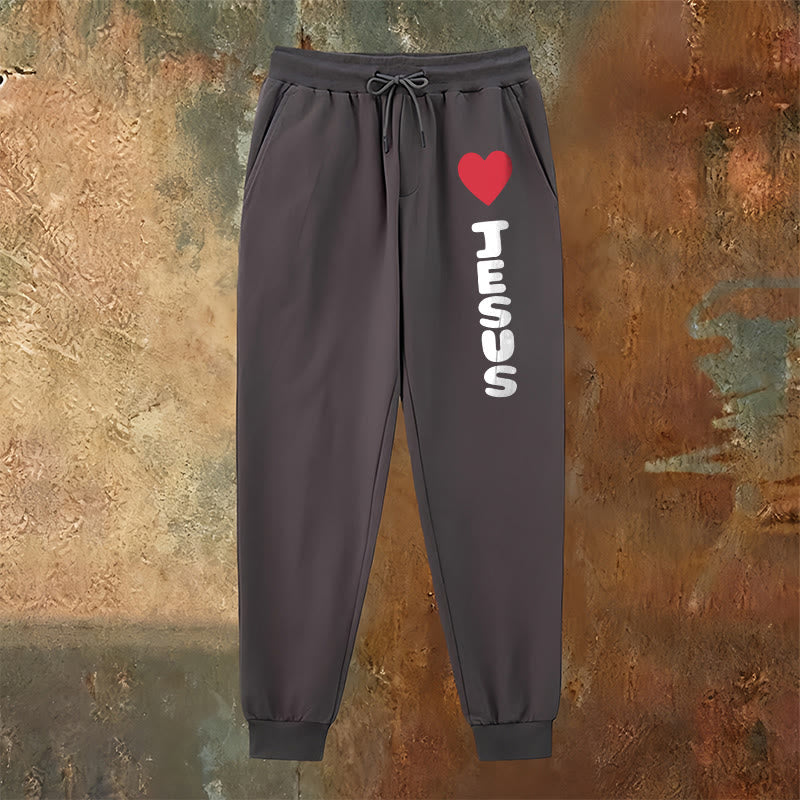 Christianartworkshop Heart for Jesus Sweatpants: Daily Wear with Faithful Affection - image 11