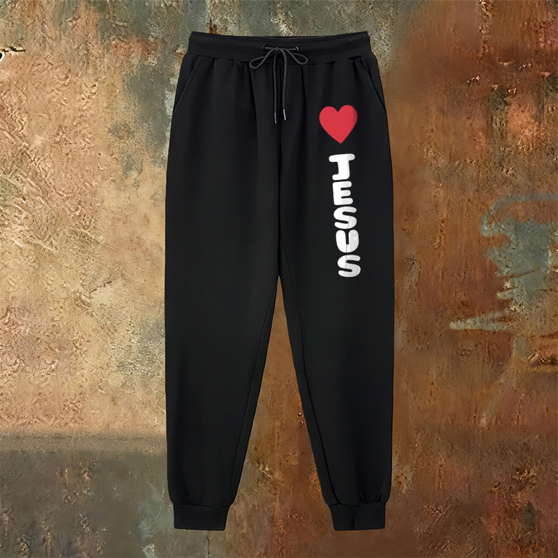 Christianartworkshop Heart for Jesus Sweatpants: Daily Wear with Faithful Affection - image 19