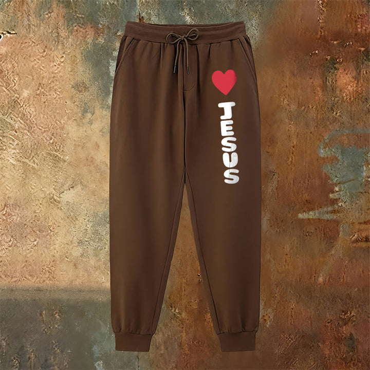 Christianartworkshop Heart for Jesus Sweatpants: Daily Wear with Faithful Affection - image 22