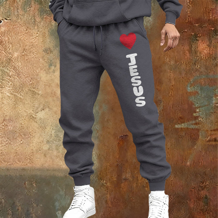 Christianartworkshop Heart for Jesus Sweatpants: Daily Wear with Faithful Affection - image 6