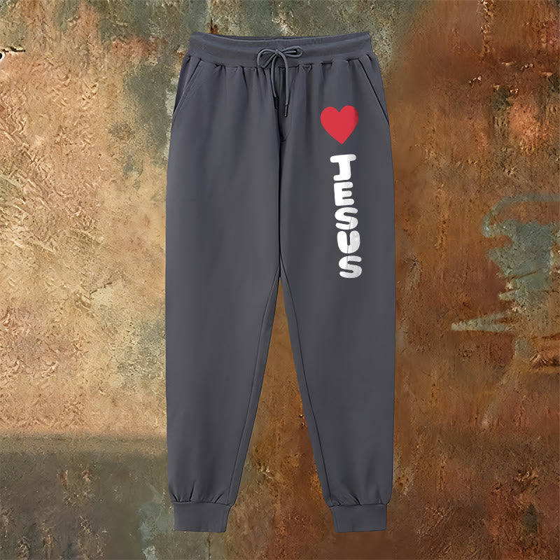 Christianartworkshop Heart for Jesus Sweatpants: Daily Wear with Faithful Affection - image 7