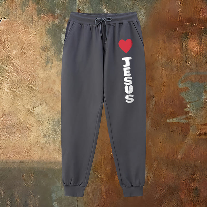 Christianartworkshop Heart for Jesus Sweatpants: Daily Wear with Faithful Affection - image 7