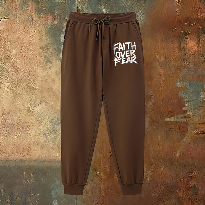Christianartworkshop Faith Over Fear Sweatpants: Daily Wear with Spiritual Courage - image 2