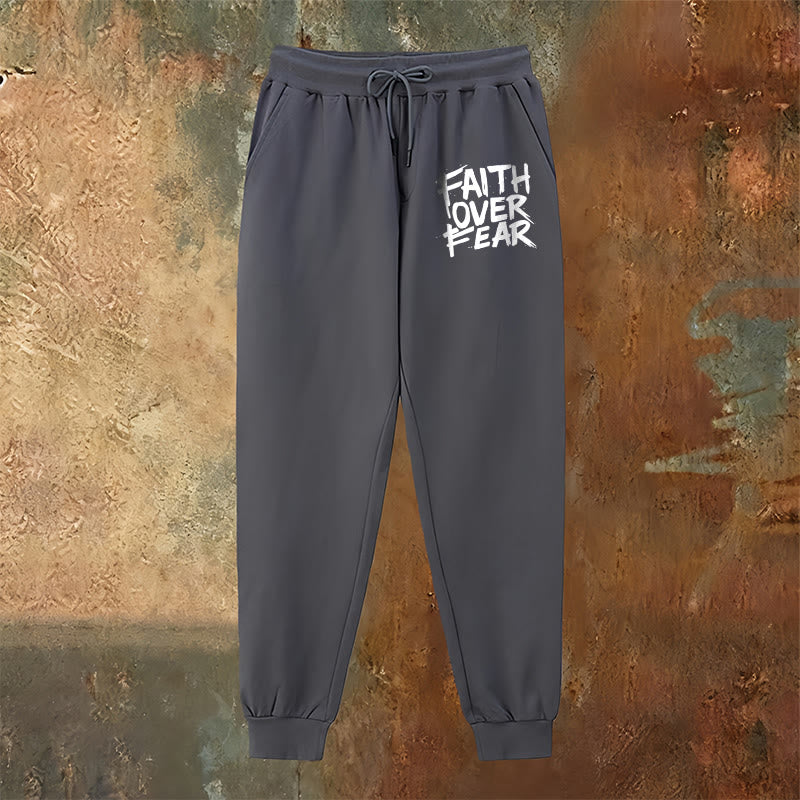 Christianartworkshop Faith Over Fear Sweatpants: Daily Wear with Spiritual Courage - image 6