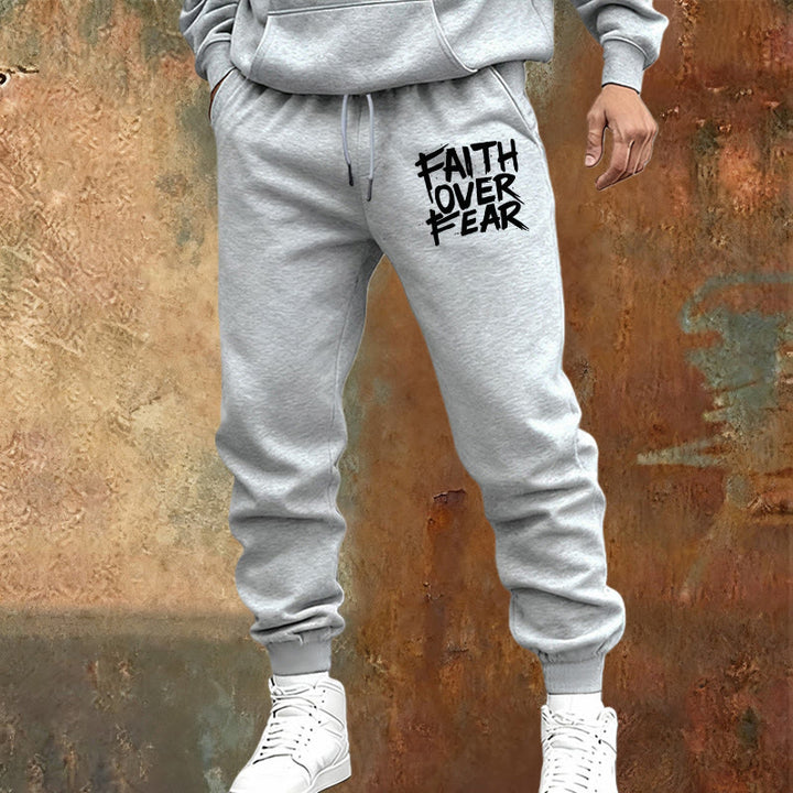 Christianartworkshop Faith Over Fear Sweatpants: Daily Wear with Spiritual Courage - image 17