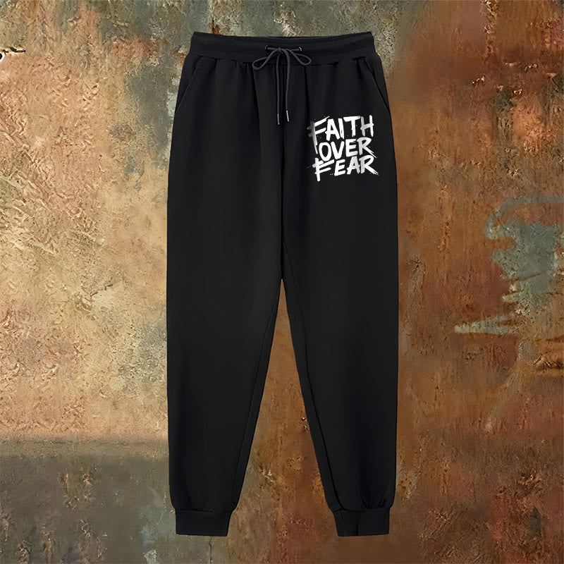 Christianartworkshop Faith Over Fear Sweatpants: Daily Wear with Spiritual Courage - image 11