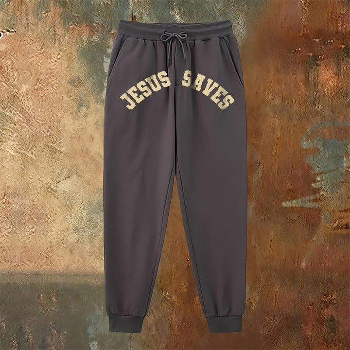 Christianartworkshop Jesus Saves Sweatpants: Daily Reminder of Divine Redemption - image 15
