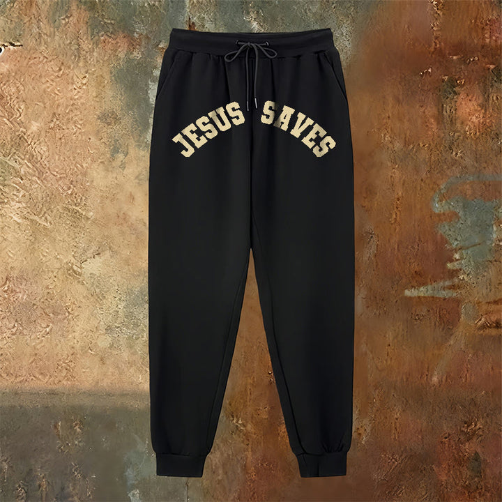 Christianartworkshop Jesus Saves Sweatpants: Daily Reminder of Divine Redemption - image 7