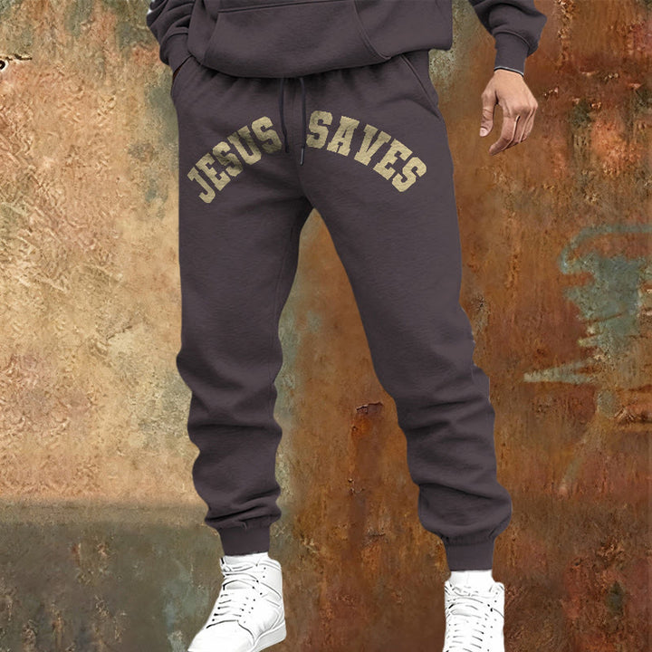 Christianartworkshop Jesus Saves Sweatpants: Daily Reminder of Divine Redemption - image 13