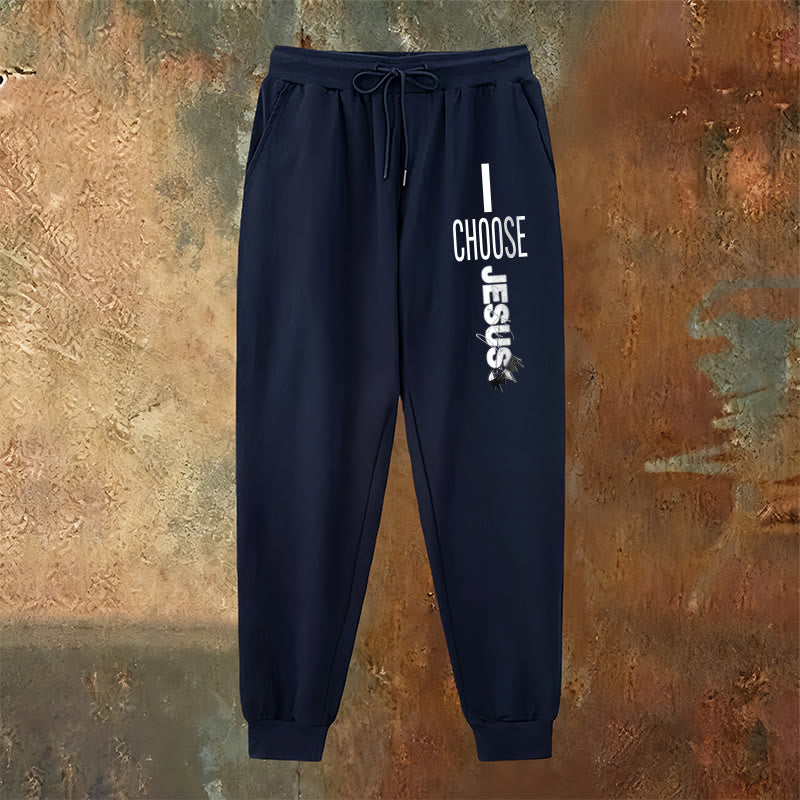 Christianartworkshop I Choose Jesus Sweatpants: Daily Wear with Faithful Commitment - image 2