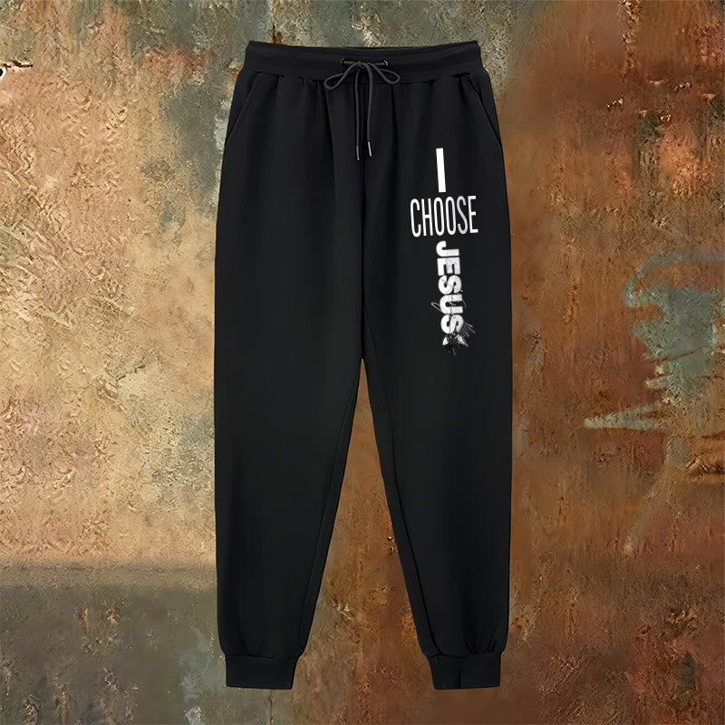 Christianartworkshop I Choose Jesus Sweatpants: Daily Wear with Faithful Commitment - image 6