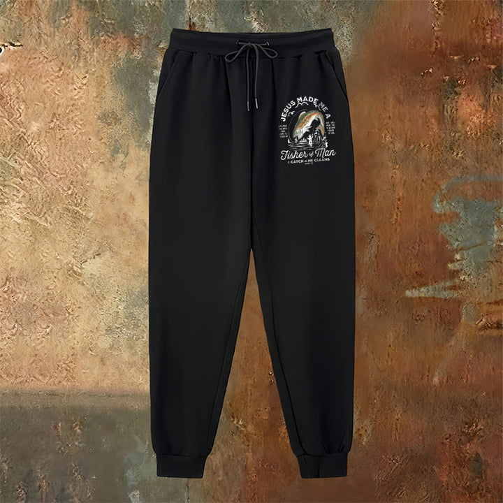 Christianartworkshop Fisher of Men Faith Sweatpants: Daily Wear with Spiritual Mission - image 10