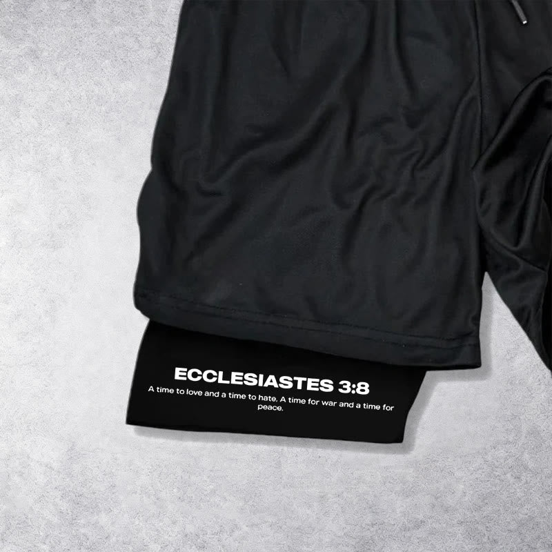 Christianartworkshop Ecclesiastes 3:8 Wings of War Performance Shorts - image 2