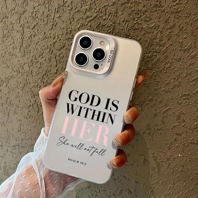 Christianartworkshop Spiritual Assurance Phone Case: Psalm 46:5 & Faith Symbol for Daily Use - image 5