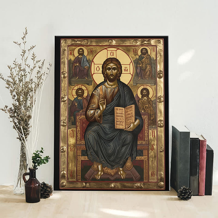 Christianartworkshop Christ Enthroned Art Prints: Holy Ambiance Creator for Spiritual Living - image 2