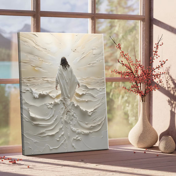 Christianartworkshop Christian Artwork Jesus Walking on Water Wall Art Prints: Faith & Divine Guidance - image 5