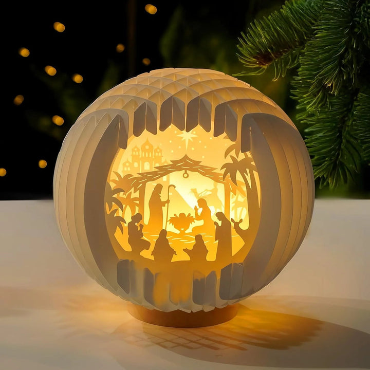 Christianartworkshop Nativity Globe Lamp: A Glowing Embrace of Christmas Faith & Wonder - image 5