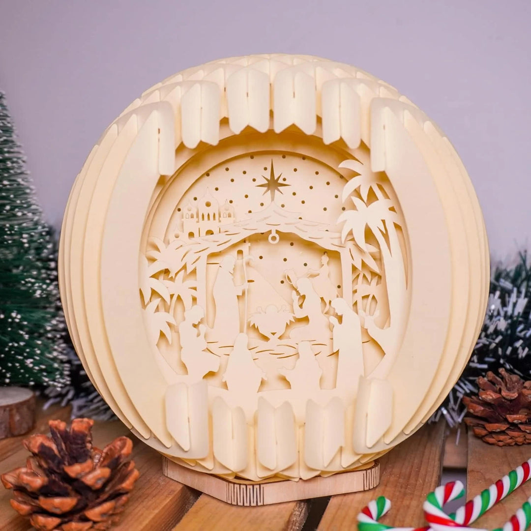 Christianartworkshop Nativity Globe Lamp: A Glowing Embrace of Christmas Faith & Wonder - image 7