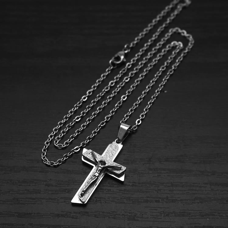 Christianartworkshop Crucifix Adornment Necklace: Spiritual Symbol & Crafted Elegance - image 1