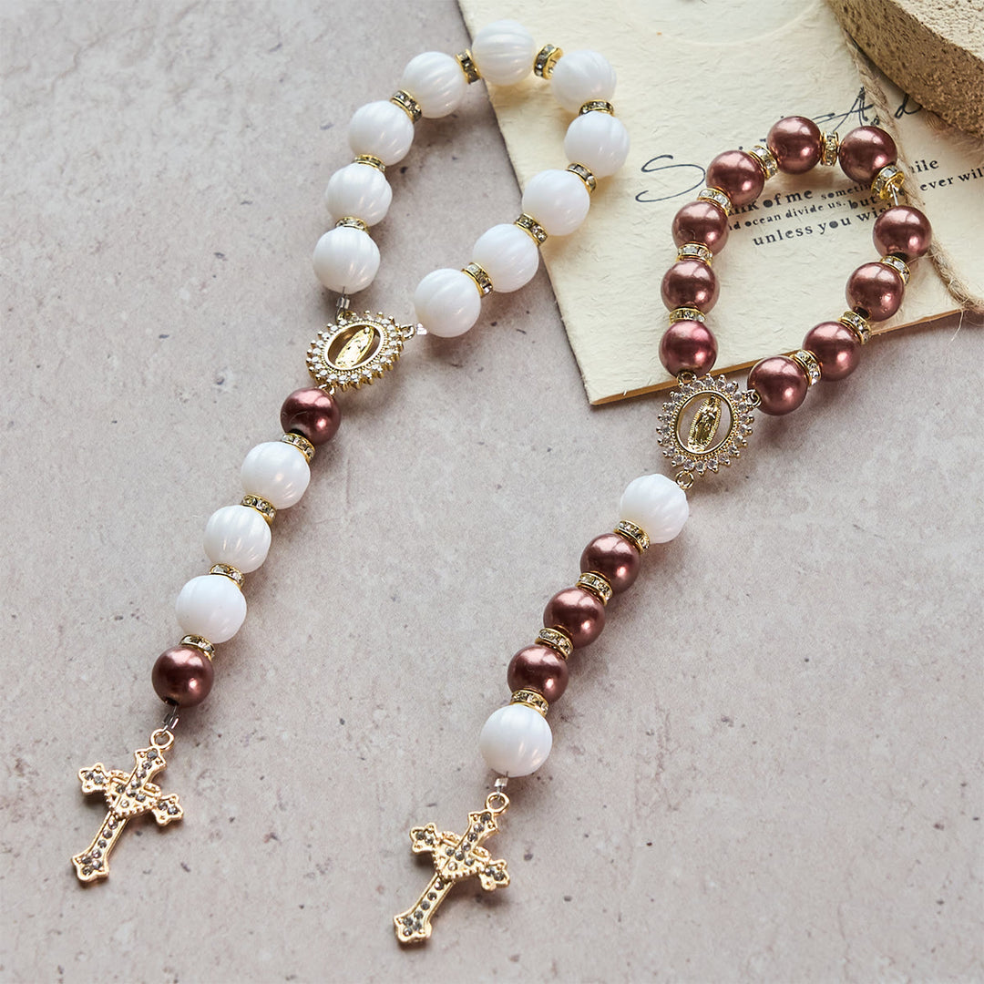 Christianartworkshop Marian Accent Pocket Rosary: Heavenly Guidance & Spiritual Connection - image 1