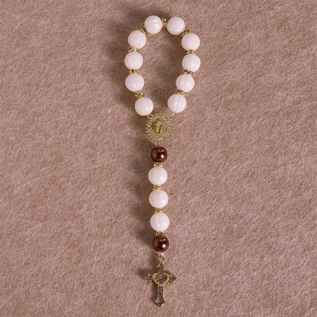 Christianartworkshop Marian Accent Pocket Rosary: Heavenly Guidance & Spiritual Connection - image 6