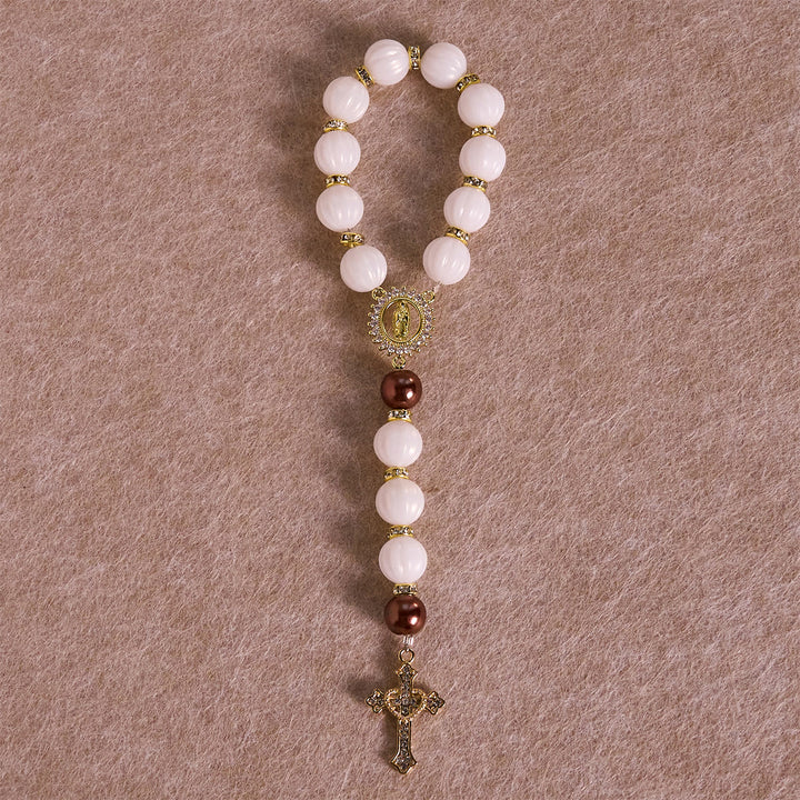 Christianartworkshop Marian Accent Pocket Rosary: Heavenly Guidance & Spiritual Connection - image 6