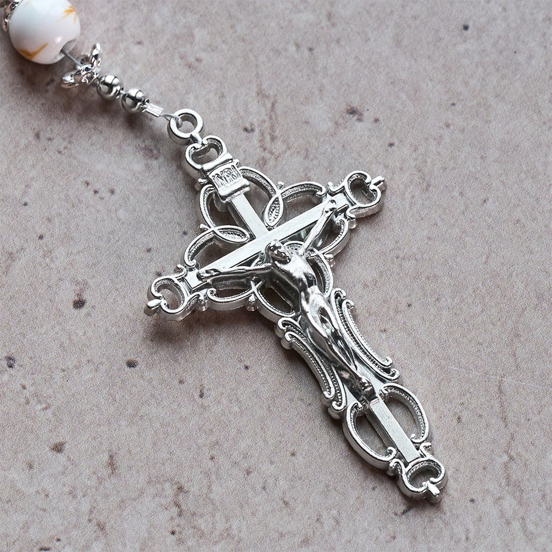 Christianartworkshop Jade Rosary with Marian Accent: Faithful Companion & Prayerful Journey - image 8