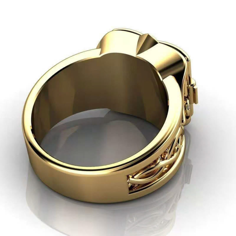 Christianartworkshop Locket Cross Ring: Devotion & Sacred Keepsake - image 3