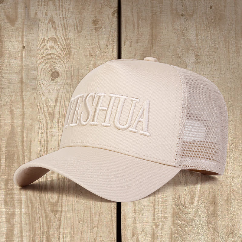 Christianartworkshop YESHUA Embroidered Trucker Cap: Faith - Filled Style & Spiritual Identity - image 1