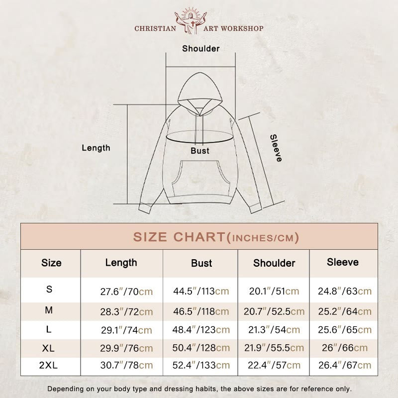 Christianartworkshop Blessed by God Mission Fleece Lined Polyester Hoodie - image 1