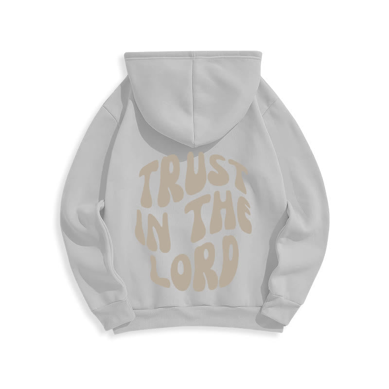 Christianartworkshop Trust In The Lord Faith Reliance Fleece Lined Polyester Hoodie - image 23