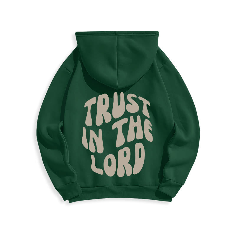 Christianartworkshop Trust In The Lord Faith Reliance Fleece Lined Polyester Hoodie - image 18
