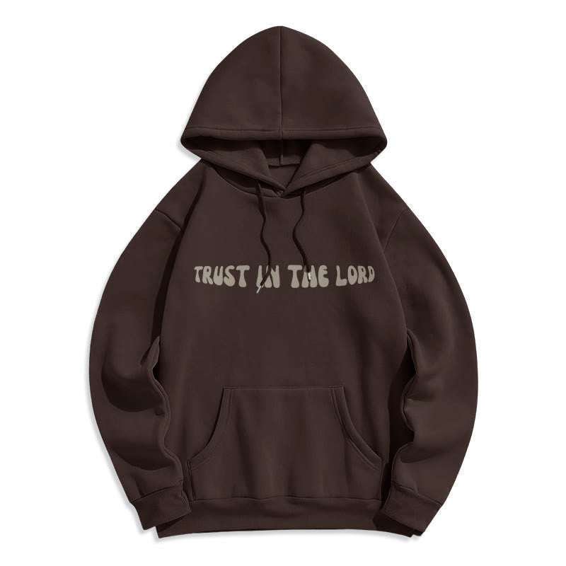 Christianartworkshop Trust In The Lord Faith Reliance Fleece Lined Polyester Hoodie - image 19
