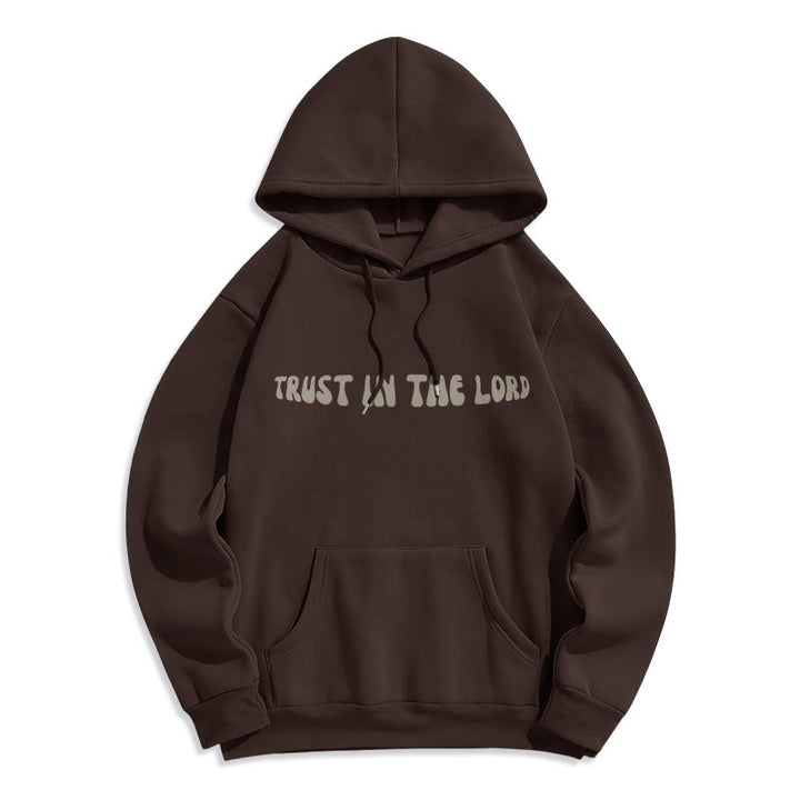 Christianartworkshop Trust In The Lord Faith Reliance Fleece Lined Polyester Hoodie - image 19