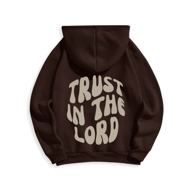 Christianartworkshop Trust In The Lord Faith Reliance Fleece Lined Polyester Hoodie - image 21