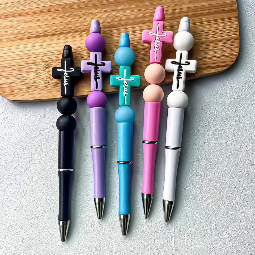 Christianartworkshop Jesus Cross Pen Series: Faith-Inspired Writing Tool with Symbolic Charm - image 0