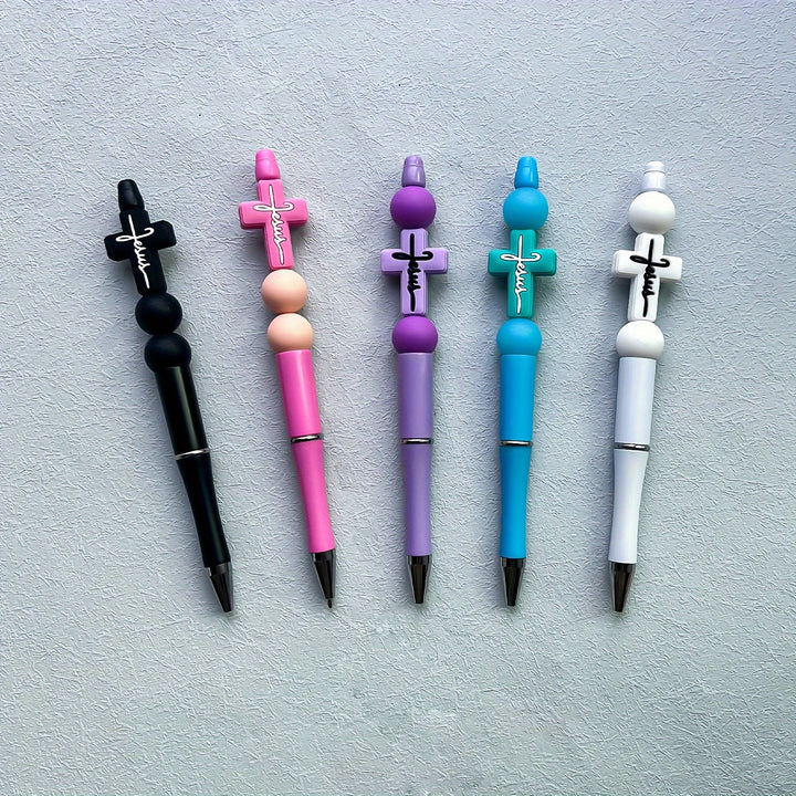 Christianartworkshop Jesus Cross Pen Series: Faith-Inspired Writing Tool with Symbolic Charm - image 1