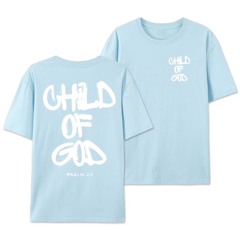 Christianartworkshop Child of God T-shirt - Blue - 2XL - image 15
