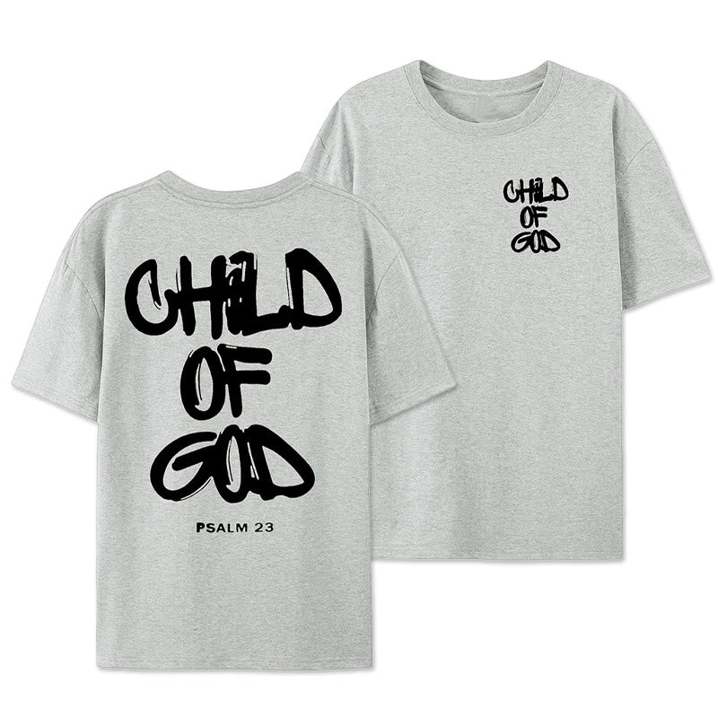 Christianartworkshop Child of God Cotton Adult T-shirt - Grey - 2XL - image 21