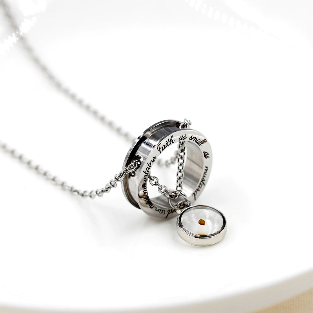 Christianartworkshop Faith As Mustard Seed Necklace: Varied Charms & Sacred Symbol for Daily Wear - image 11