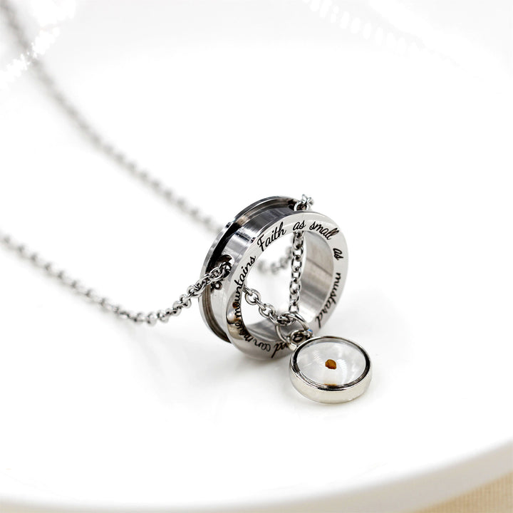 Christianartworkshop Faith As Mustard Seed Necklace: Varied Charms & Sacred Symbol for Daily Wear - image 11