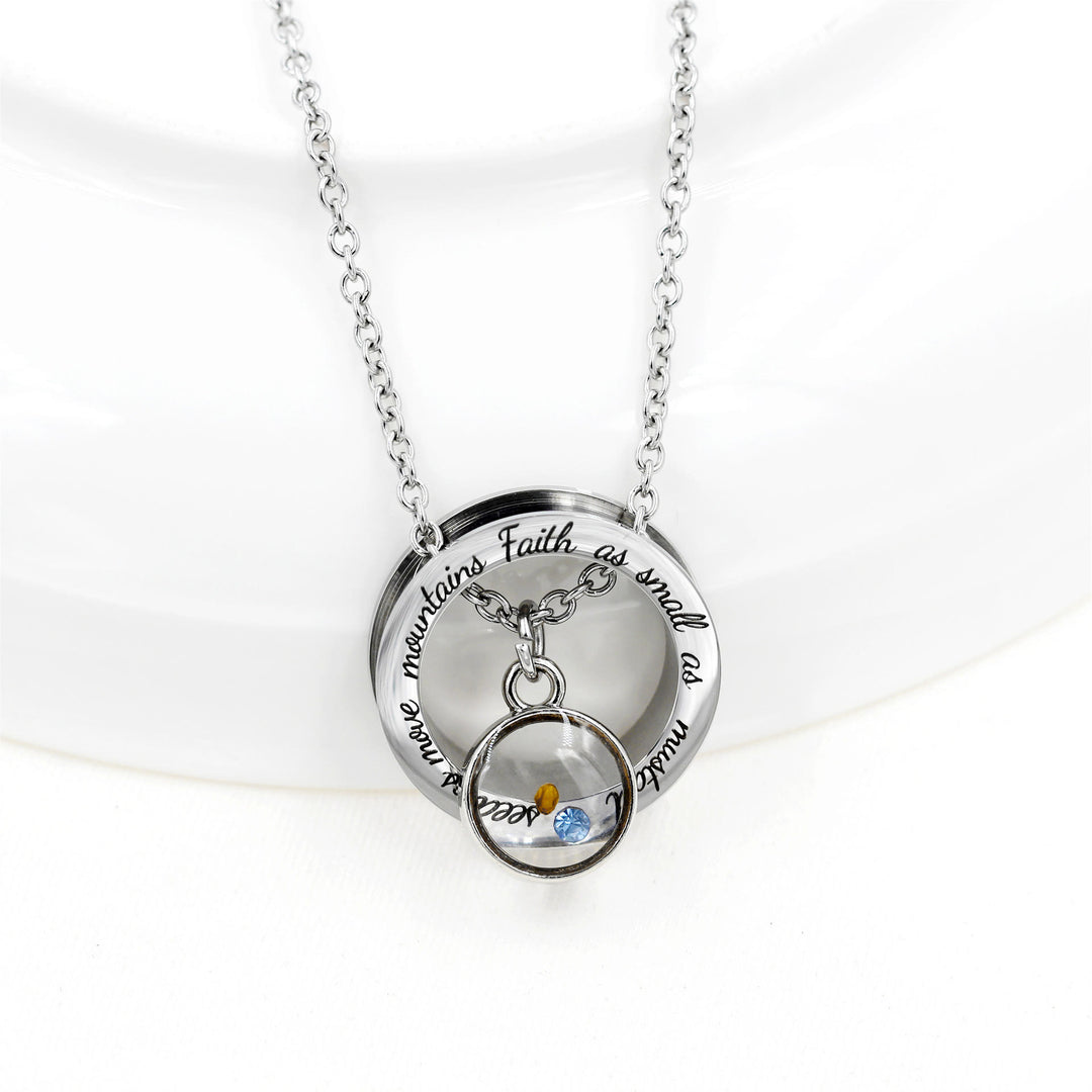 Christianartworkshop Faith As Mustard Seed Necklace: Varied Charms & Sacred Symbol for Daily Wear - image 9