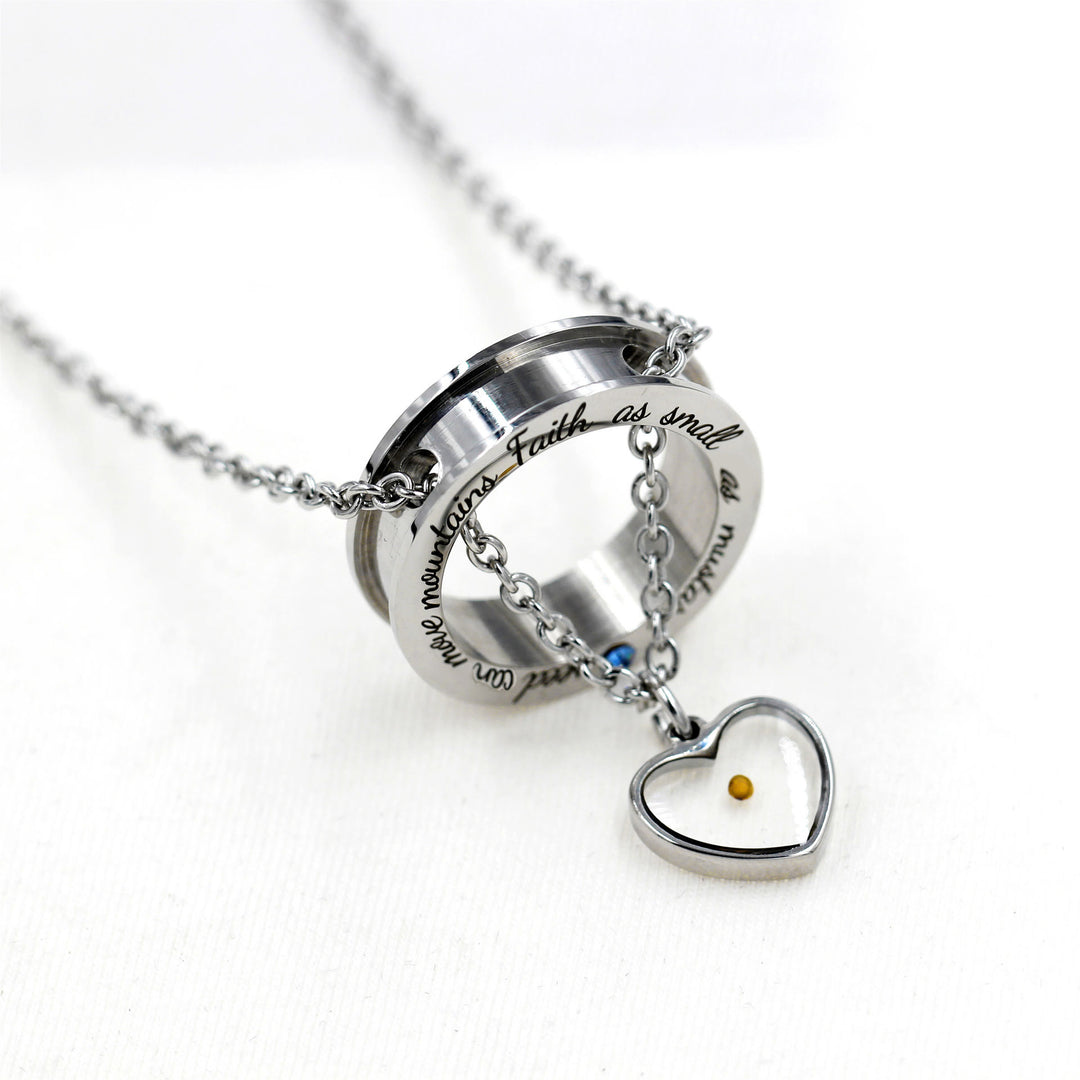 Christianartworkshop Faith As Mustard Seed Necklace: Varied Charms & Sacred Symbol for Daily Wear - image 3