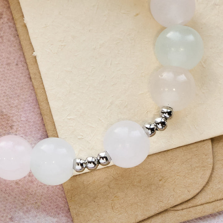 Christianartworkshop Pastel Glow Color-Shifting UV Bead Prayer Bracelet with Our Lady - image 8