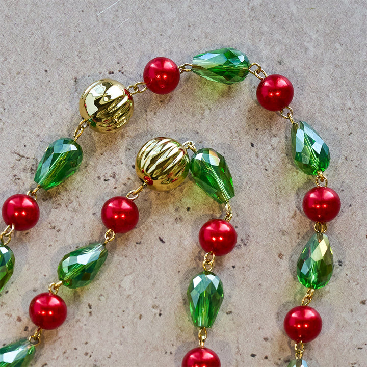 Christianartworkshop Christmas Gift: Pardon Crucifix Adorned Christmas Rosary: Faithful Companion & Festive Decor - image 9