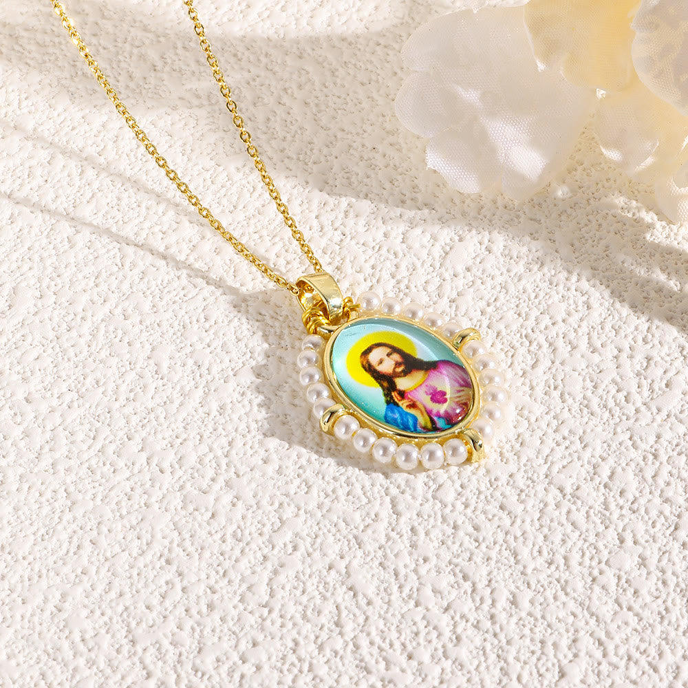 Christianartworkshop Sacred Icon Pendant Necklace: Gentle Faith Accent for Daily Wear - J - image 10