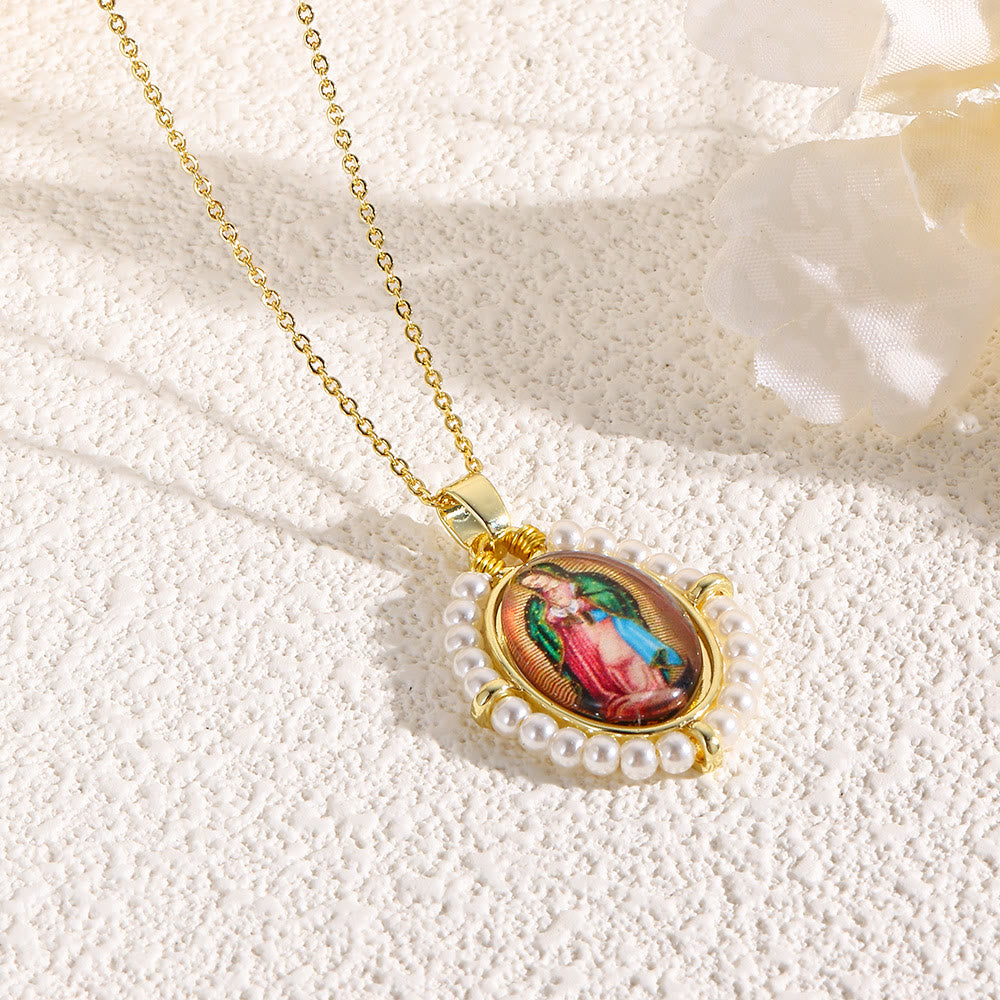 Christianartworkshop Sacred Icon Pendant Necklace: Gentle Faith Accent for Daily Wear - H - image 8