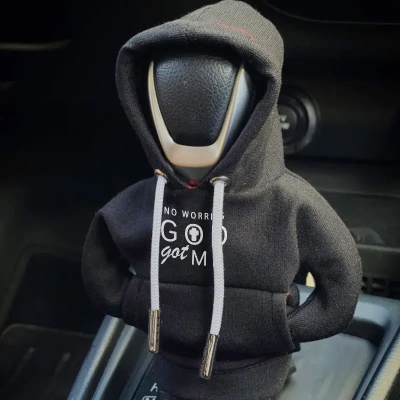Christianartworkshop Multicolor God Got Me Hoodie Gear Shift Cover: Calm Assurance for Car Rides - image 1