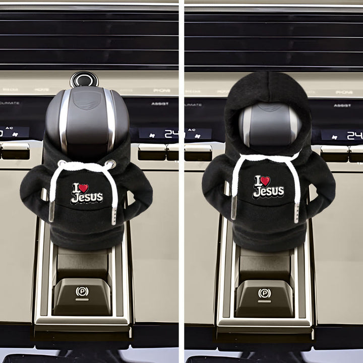 Christianartworkshop Customizable Hoodie Gear Shift Cover: Your Unique Faith, On the Road - image 4