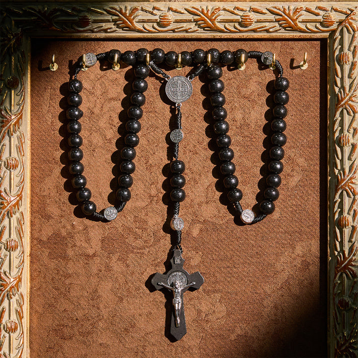 Christianartworkshop Beaded Rosary with St. Benedict Medal: Tender Faith for Prayer Moments - image 9